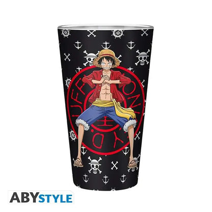 ONE PIECE LUFFY GLASS L