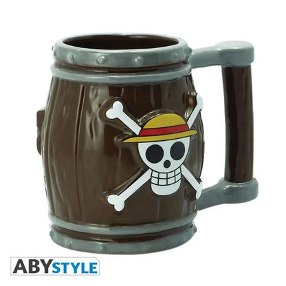ONE PIECE BARREL 3D MUG