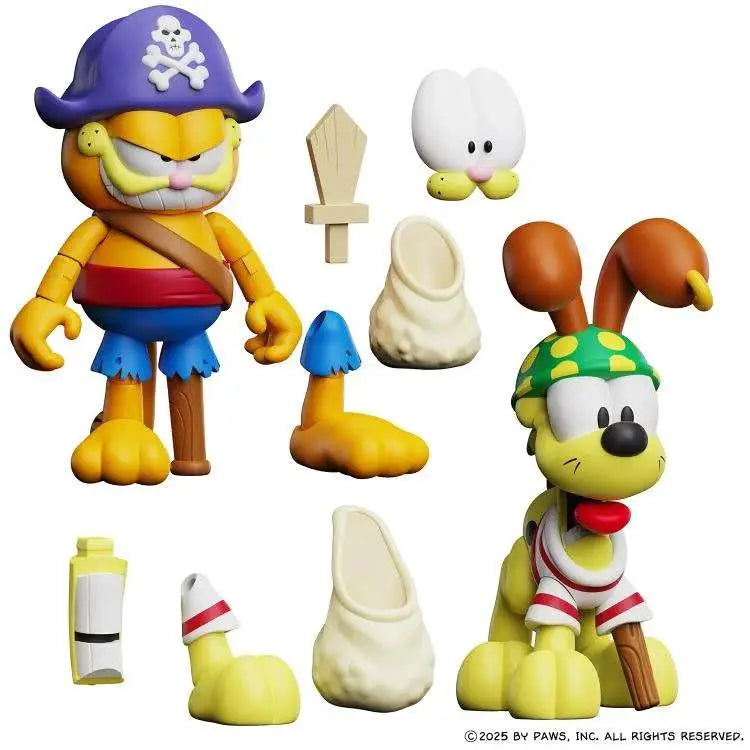 GARFIELD HALLOWEEN ADVENTURE PIRATE GARFIELD + PIRATE ODIE AF 2PK