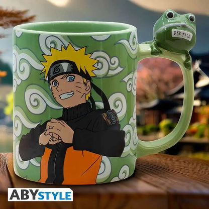 NARUTO SHIPPUDEN NARUTO & GAMA CHAN MUG 3D HANDLE