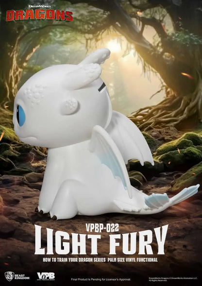 HOW TRAIN YOUR DRAGON LIGHT FURY PALM SIZE VINYL BANK