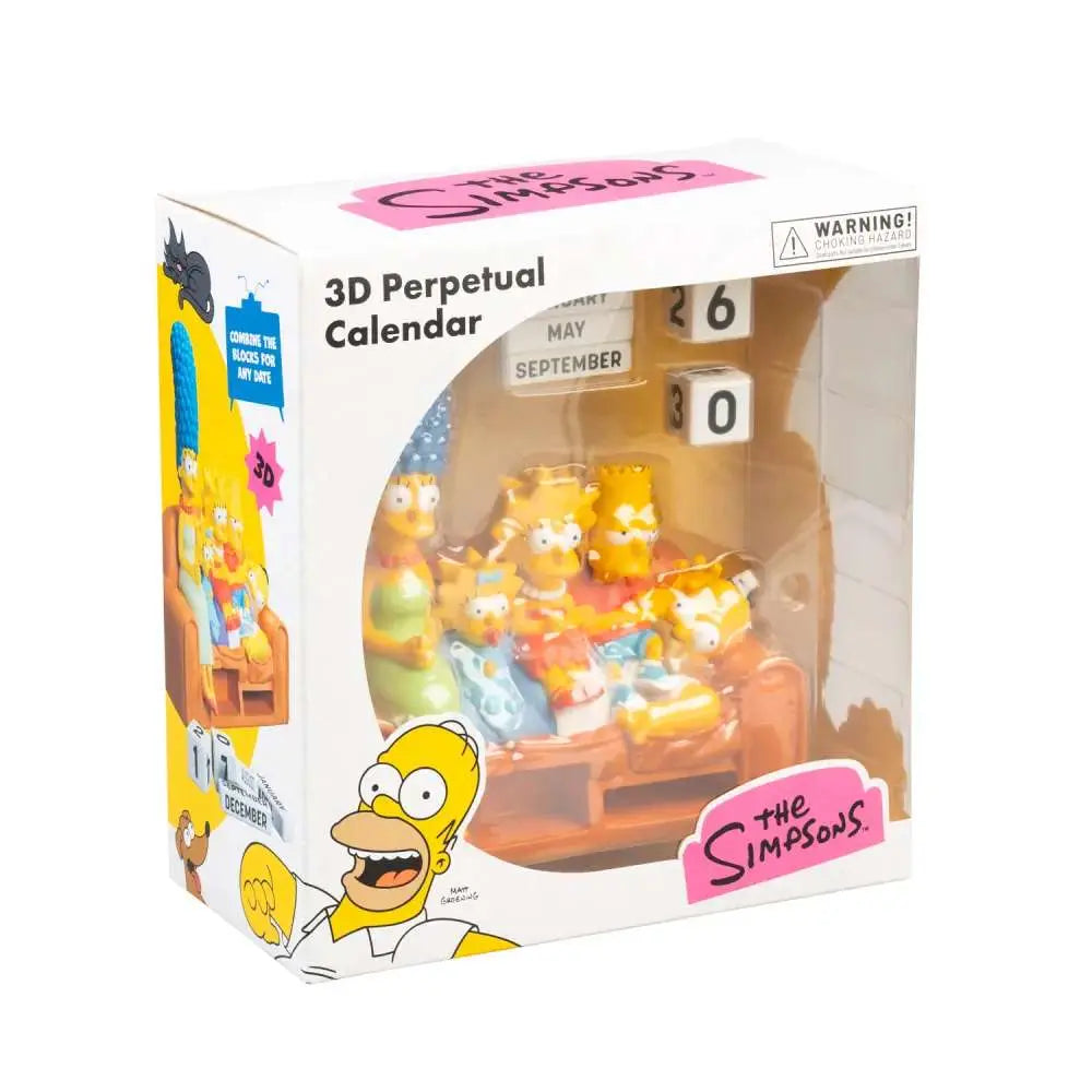 THE SIMPSONS FAMILY 3D PERPETUAL CALENDAR
