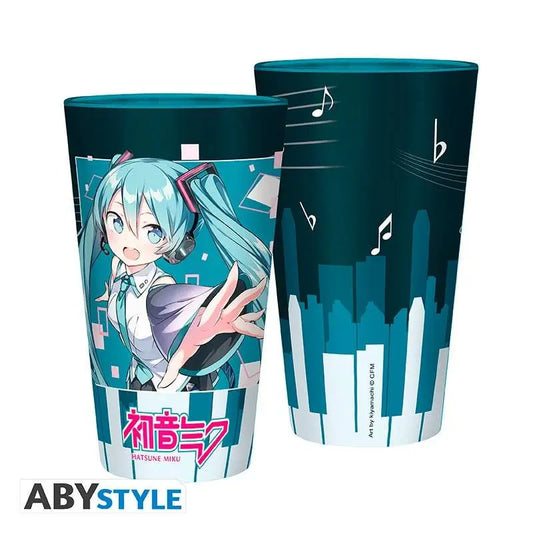 HATSUNE MIKU MUSICAL CITY LARGE GLASS