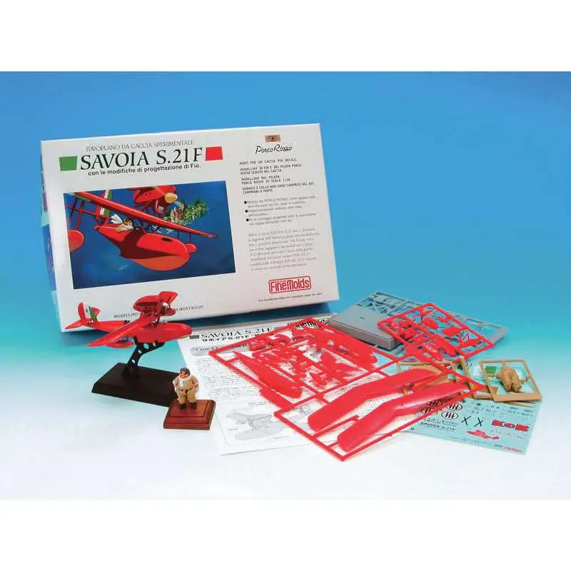 PORCO ROSSO SAVOIA S.21F VERSION 2 + FIG. PORCO  1/72 MODEL KIT