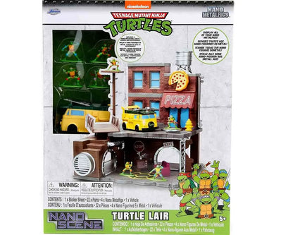 TEENAGE MUTANT NINJA TURTLE LAIR NANO SCENE DIORAMA