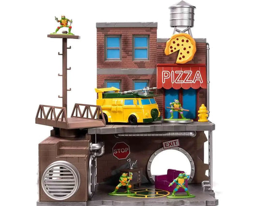 TEENAGE MUTANT NINJA TURTLE LAIR NANO SCENE DIORAMA