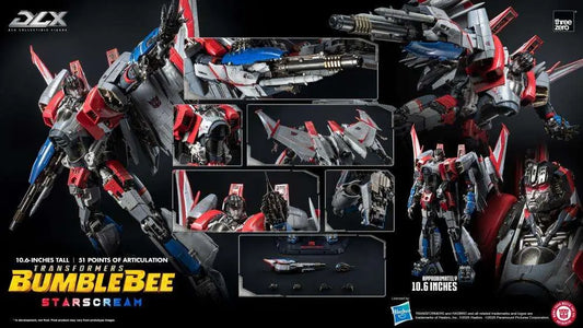 TRANSFORMERS BUMBLEBEE DLX STARSCREAM ACTION FIGURE