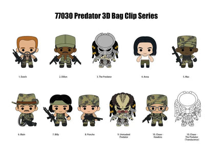 PREDATOR 3D S1 BAG CLIP BLIND BOX DISPLAY (24)