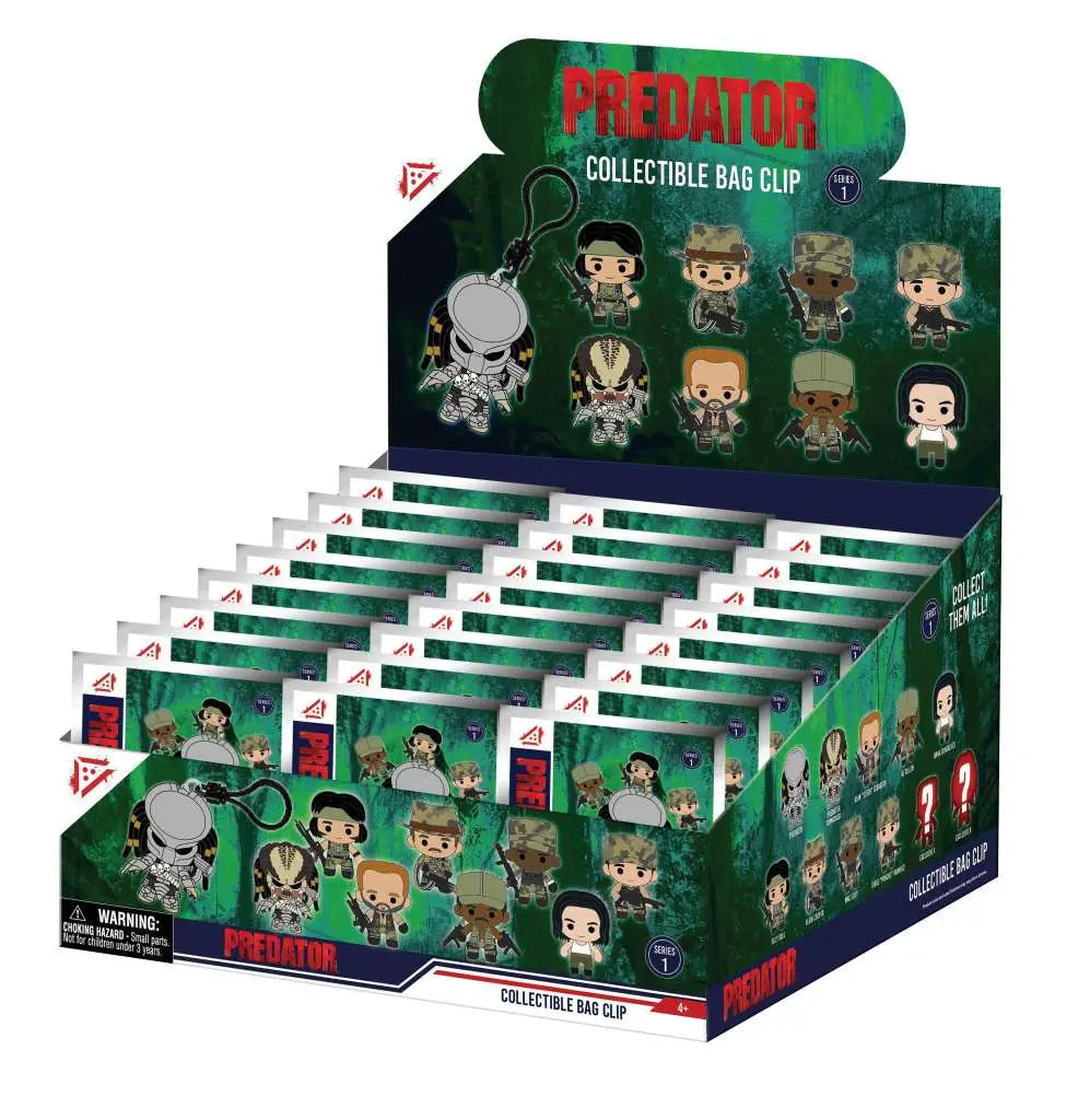 PREDATOR 3D S1 BAG CLIP BLIND BOX DISPLAY (24)