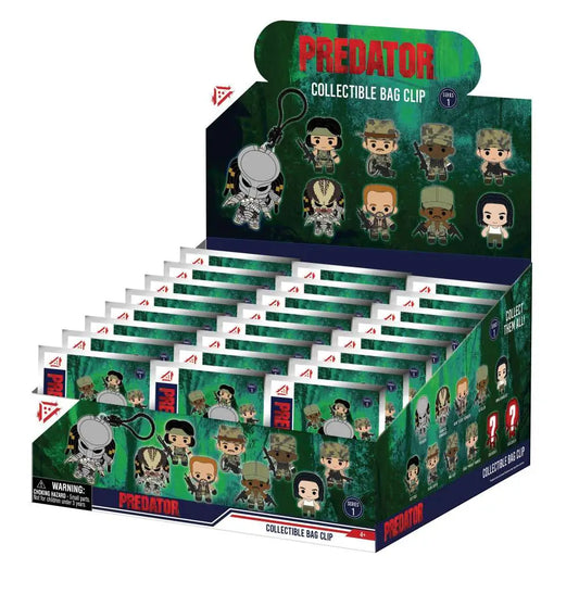 PREDATOR 3D S1 BAG CLIP BLIND BOX DISPLAY (24)
