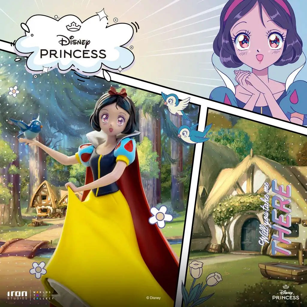 DISNEY ANIME PRINCESS SNOW WHITE PVC STATUE