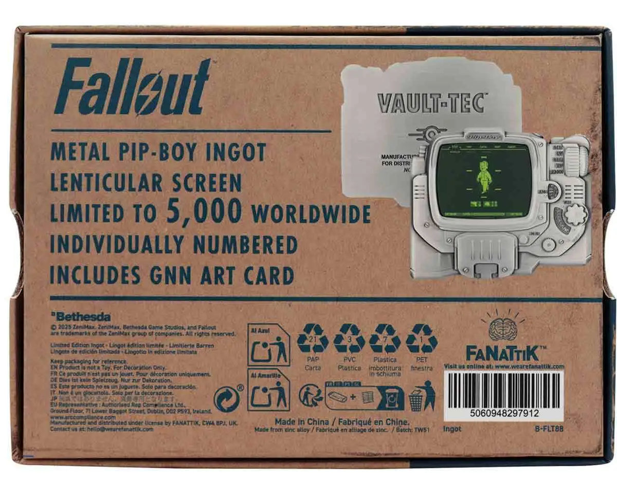 FALLOUT PIP-BOY LENTICULAR INGOT