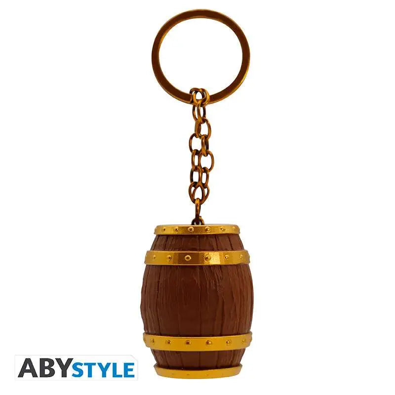 ONE PIECE BARREL 3D KEYCHAIN