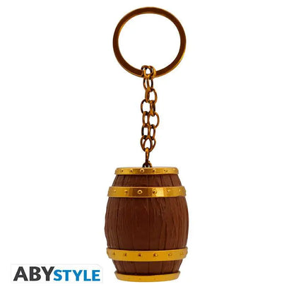 ONE PIECE BARREL 3D KEYCHAIN