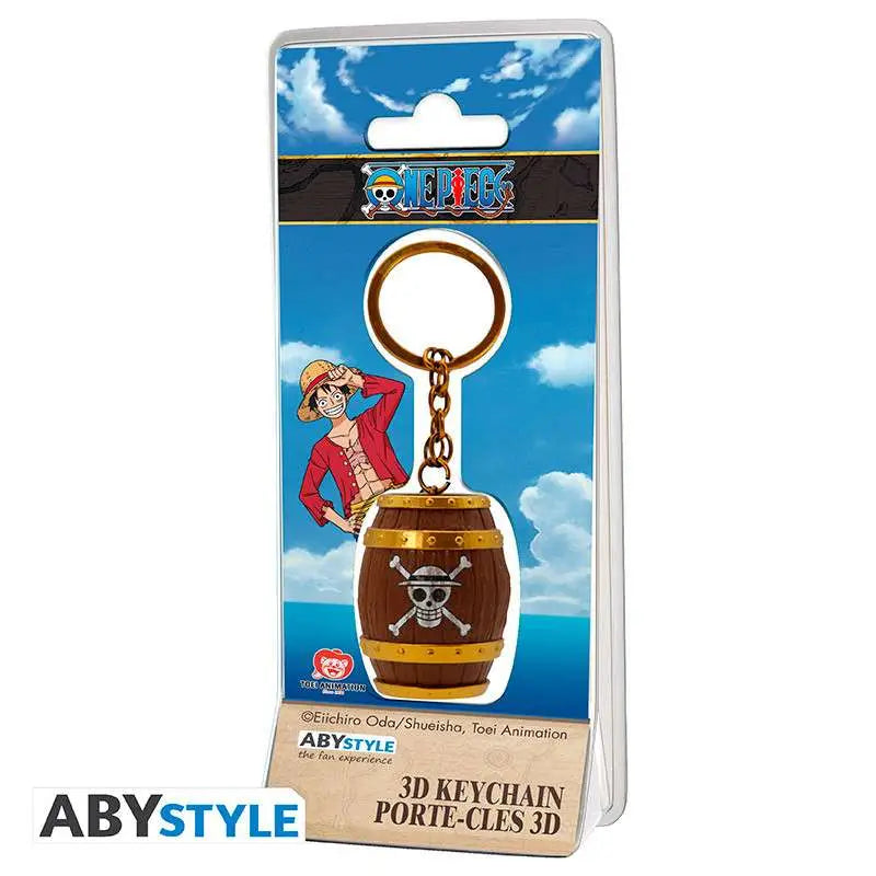 ONE PIECE BARREL 3D KEYCHAIN