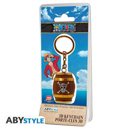 ONE PIECE BARREL 3D KEYCHAIN