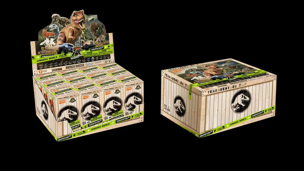 JURASSIC WORLD SURPRISE EGG TERRAVENTURE TS01 BLIND BOX MODEL KIT (12)