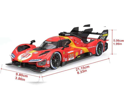 FERRARI 499P LMH (2023 24H LE MANS CHAMPION) - MODEL KIT 1:24