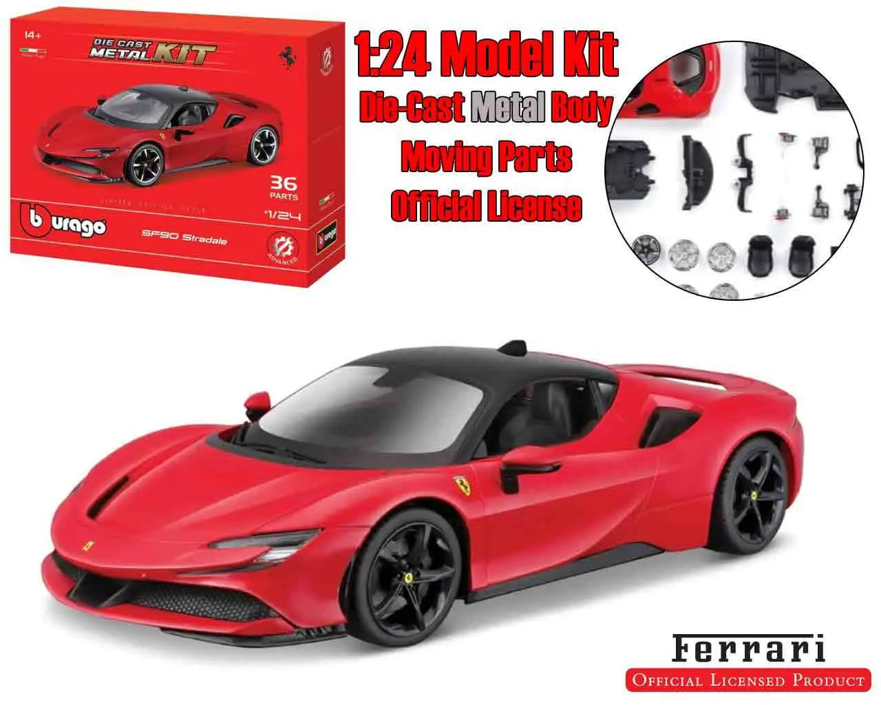 FERRARI SF90 STRADALE- MODEL KIT 1:24