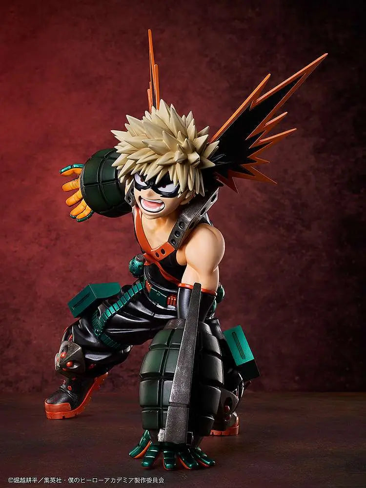 MY HERO ACADEMIA KATSUKI BAKUGO METALLIC STATUE