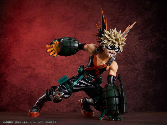 MY HERO ACADEMIA KATSUKI BAKUGO METALLIC STATUE