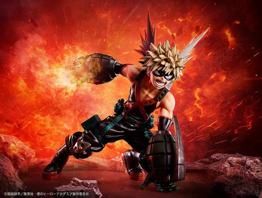 MY HERO ACADEMIA KATSUKI BAKUGO METALLIC STATUE