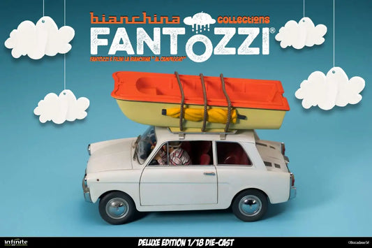 FANTOZZI E FILINI LA BIANCHINA AL CAMPEGGIO 1/18 DIE-CAST DELUXE EDITION