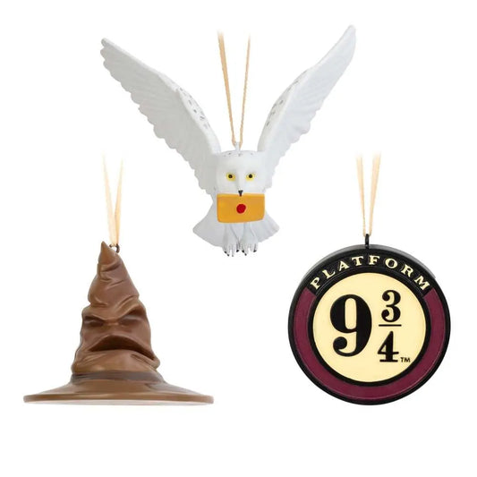 HARRY POTTER CHRISTMAS DECORATION SET (3)