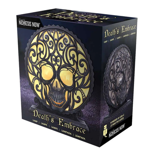 DEATH'S EMBRACE GOTHIC LAMP