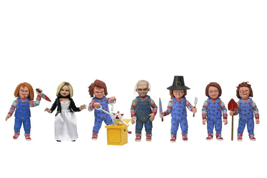 CHUCKY GOOD GUY SERIE 2 BLIND BOX 7" FIGURE DISPLAY (12)