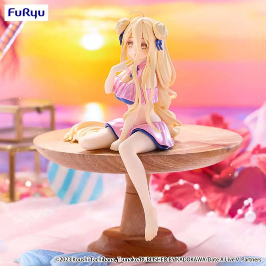 DATE A LIVE V MUKURU SWIMSUIT PASTEL PINK NOODLE STOPPER FIGURE