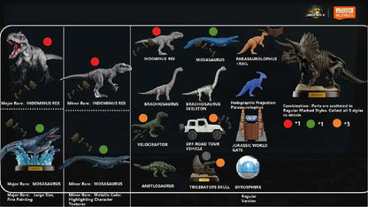 JURASSIC WORLD TERRAVENTURE TS02 MODEL KIT BLIND BOX SET (12)