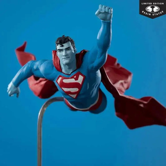 DC DIRECT SUPERMAN RED & BLUE SUPERMAN BY LEE BERMEJO RESIN STATUE