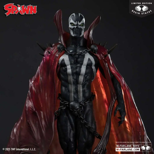 SPAWN BLACK WHITE & RED ALL OVER  SPAWN BY PUPETEER LEE RESIN STATUE