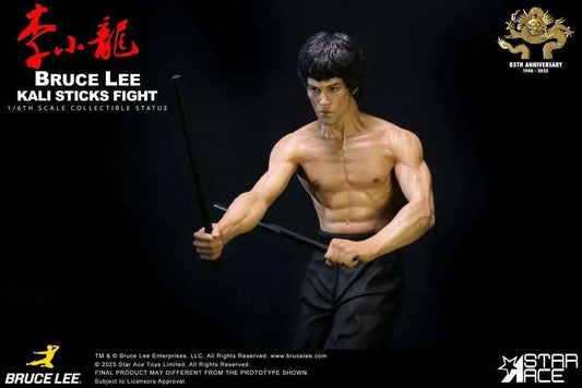 BRUCE LEE KALI STICKS FIGHT NORMAL BASEMENT VER. STATUE