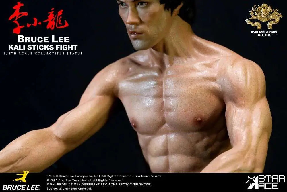 BRUCE LEE KALI STICKS FIGHT NORMAL BASEMENT VER. STATUE