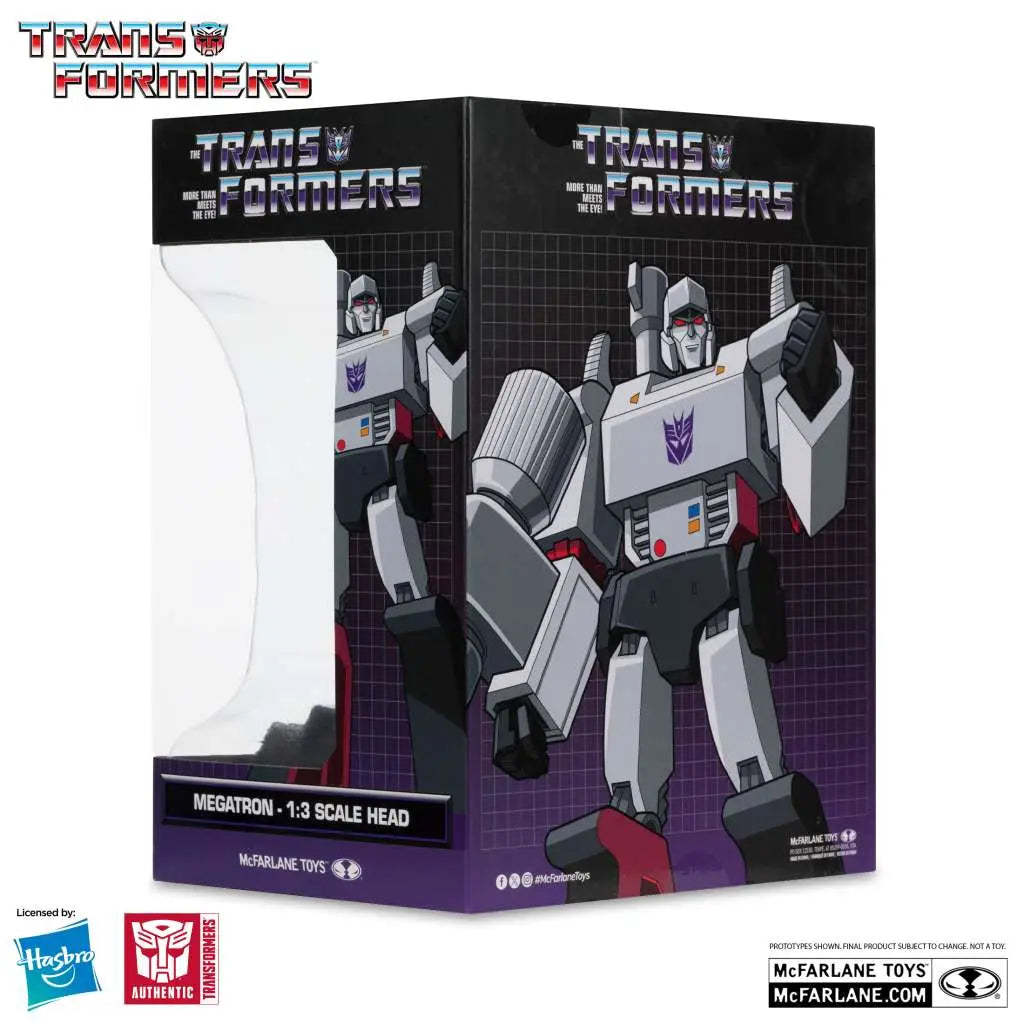 TRANSFORMERS 1:3 HEAD REPLICA MEGATRON