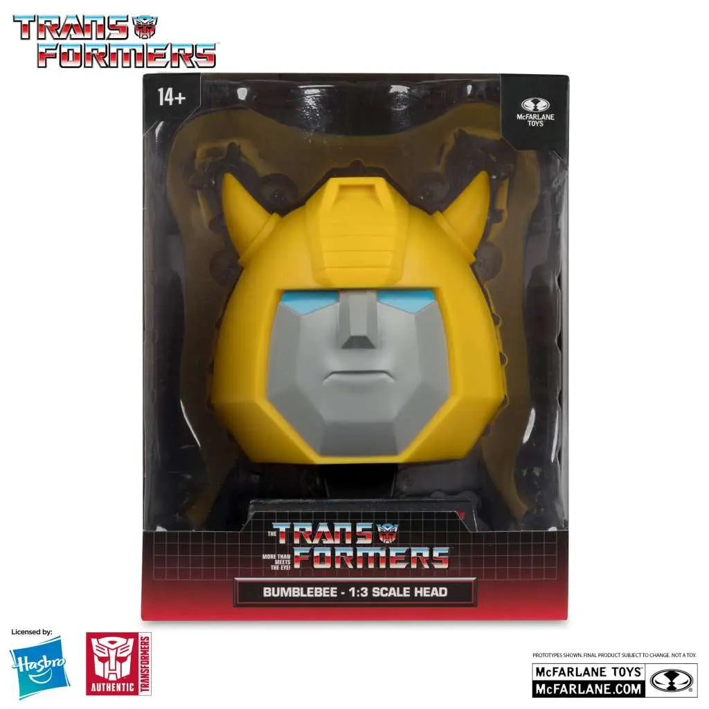TRANSFORMERS 1:3 HEAD REPLICA BUMBLEBEE