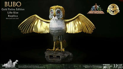 CLASH OF TITANS BUBO GOLD PATINA DELUXE OPEN/CLOSED WINGS SET REPLICA