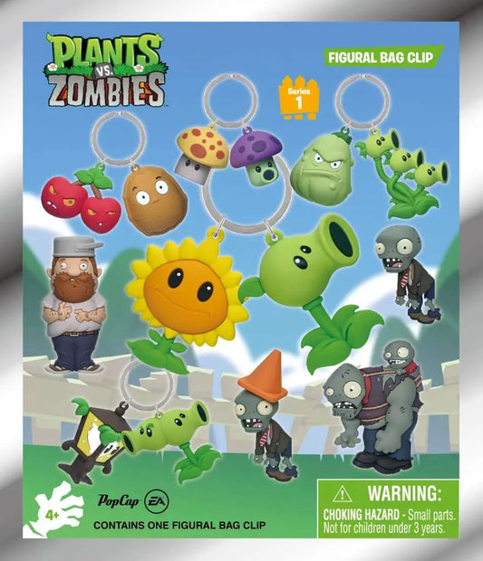 PLANTS VS ZOMBIES BAG CLIP BLIND BOX DISPLAY (24)