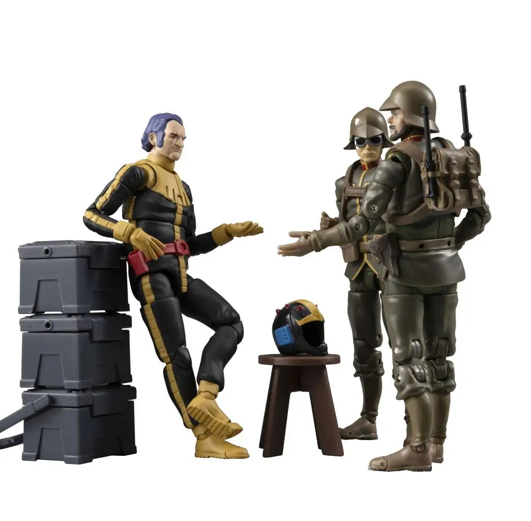MOBILE SUIT GUNDAM PRINCIPALITY OF ZEON BLACK TRI-STARS MASH NORMAL SUIT VER G.M.G. COLLECTION 15 ACTION FIGURE