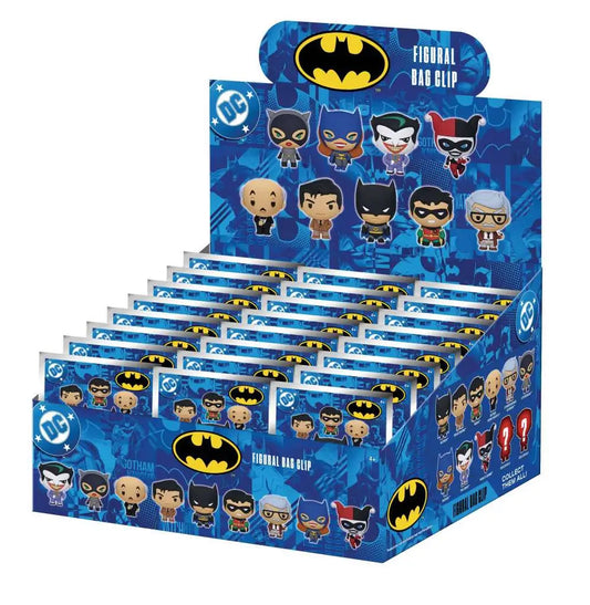 BATMAN ANIMATED BAG CLIP BLIND BOX DISPLAY (24)