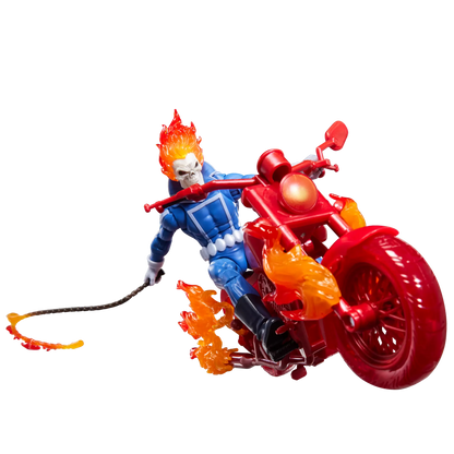 MARVEL LEGENDS GHOST RIDER JHONNY BLAZE WITH BIKE ACTION FIGURE