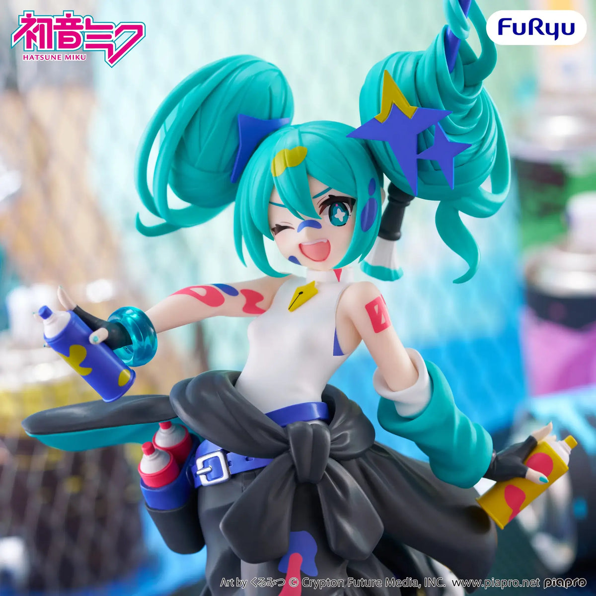 HATSUNE MIKU PAINT GIRL ANOTHER COLOR MUCHUTE FIGURE
