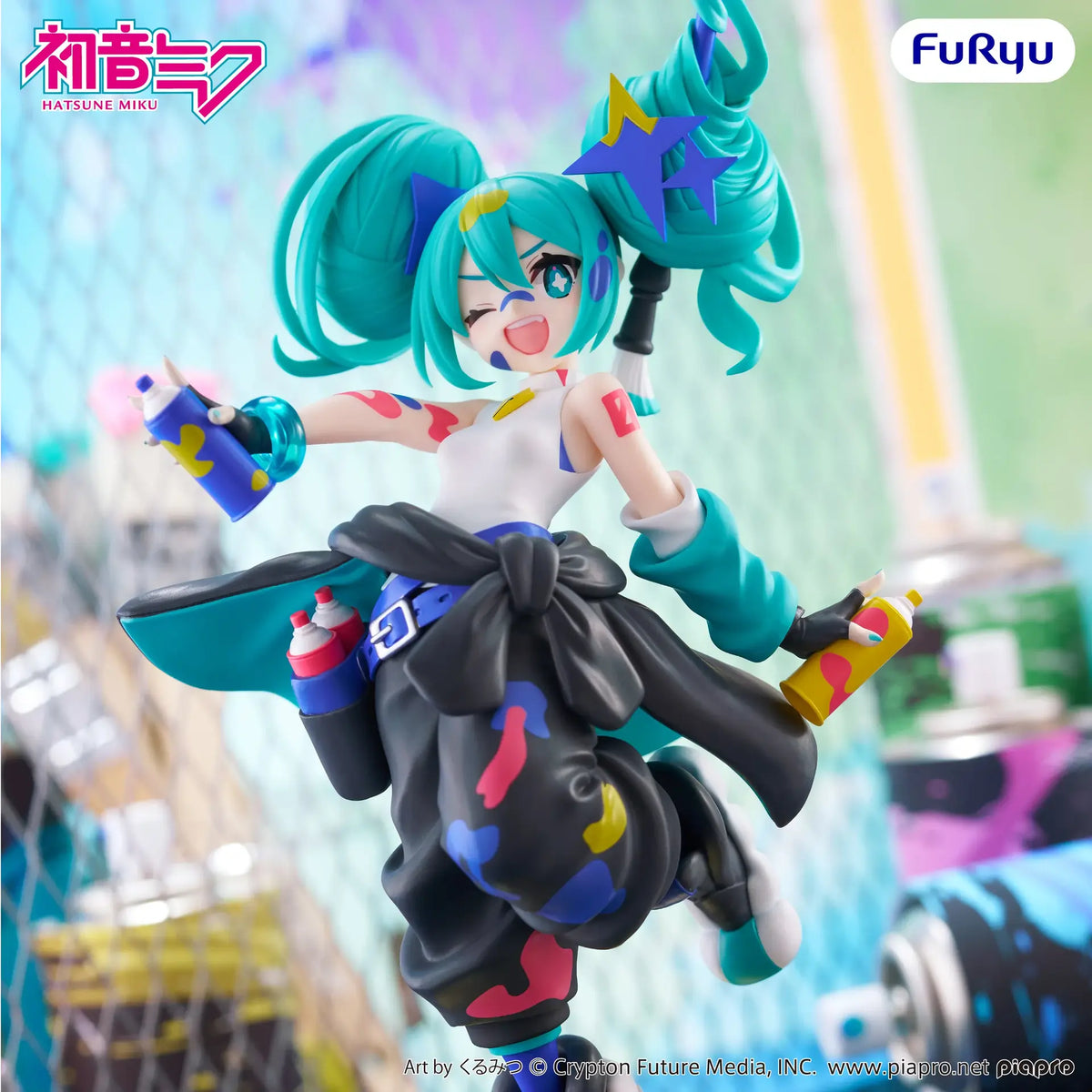 HATSUNE MIKU PAINT GIRL ANOTHER COLOR MUCHUTE FIGURE