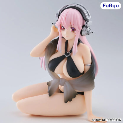 SUPER SONICO SWIMSUIT BLACK COLOR NOODLE STOPPER
