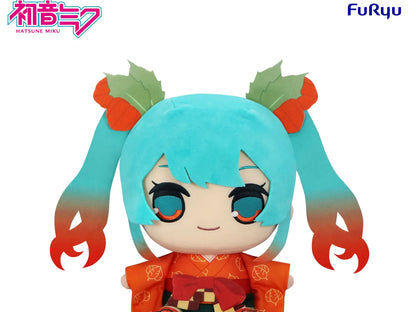 HATSUNE MIKU FLOWER FAIRY WINTER CHERRY KYURUMARU BIG PLUSH