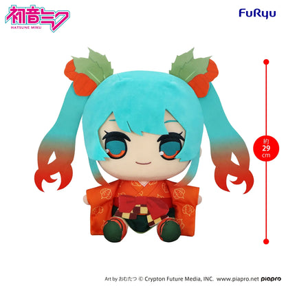 HATSUNE MIKU FLOWER FAIRY WINTER CHERRY KYURUMARU BIG PLUSH