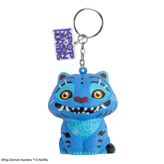 KPOP DEMON HUNTERS DERPY TIGER SQUISHY KEYCHAIN