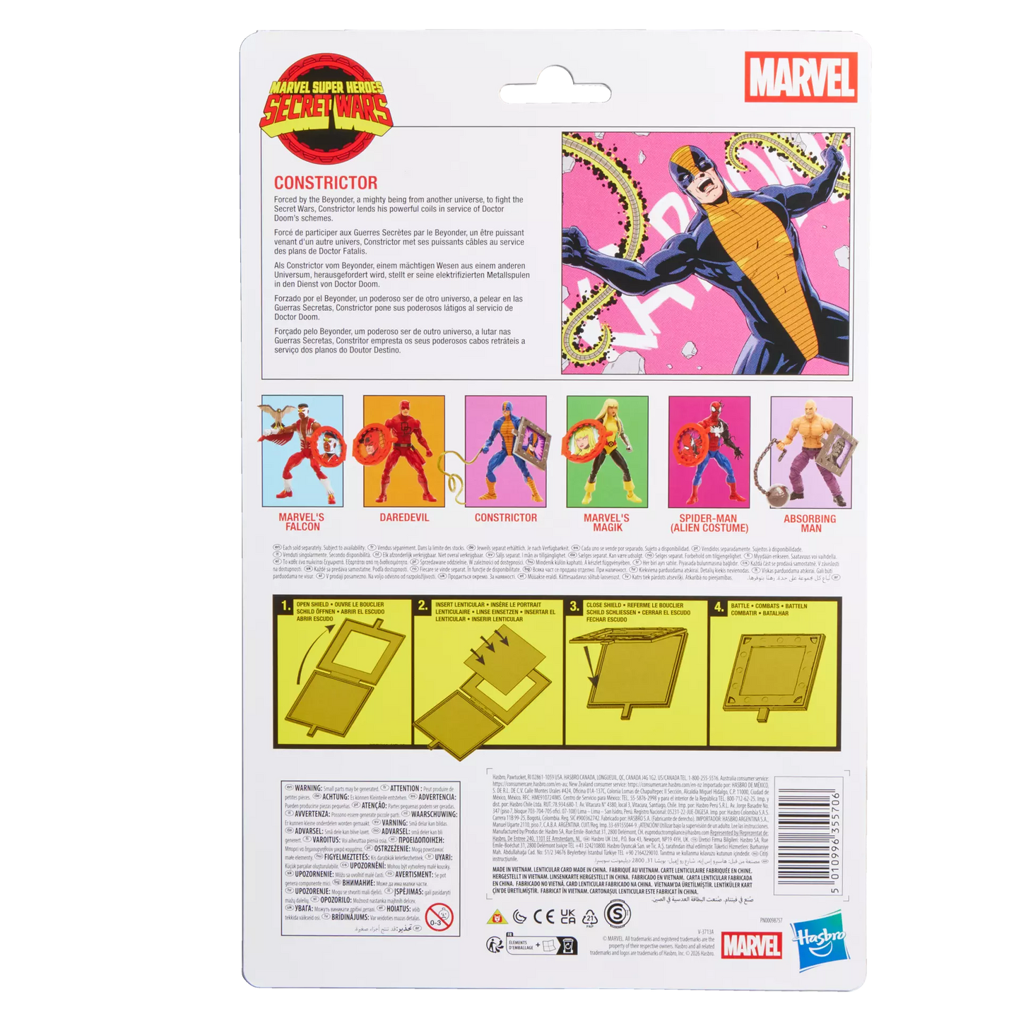 MARVEL LEGENDS SECRET WARS CONSTRICTOR ACTION FIGURE